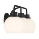 preview thumbnail 3 of 19, Bellevue SHBF93290 3 Light 24" Wide Vanity Light with Opal Glass