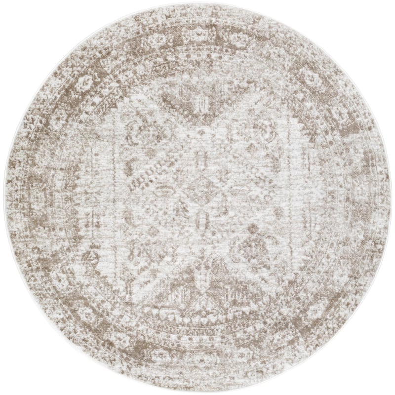 Livabliss Monte Carlo Updated Traditional Medallion Area Rug
