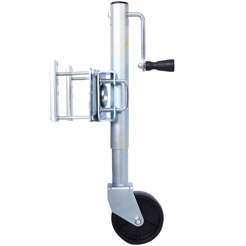 Trailer Jack, Boat Trailer Jack 32.8 in, Bolt-on Trailer Tongue Jack Weight Capacity 1000 lb, with PP Wheels and Handle