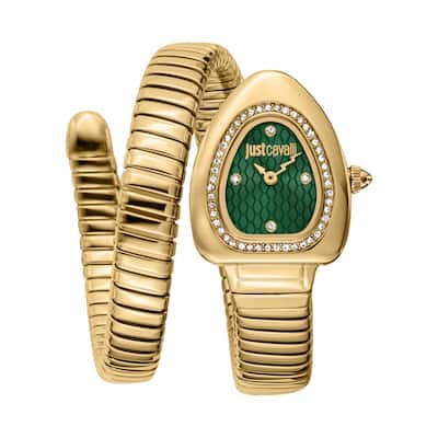 Just Cavalli Women's JC1L249M0035 Quartz Watch - Gold-Tone