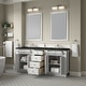 preview thumbnail 26 of 44, James Martin Vanities Bristol 72" Double Vanity, Bright White
