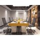 preview thumbnail 4 of 29, Executive Ergonomic High Back Modern Office Chair Ribbed PU Leather Swivel for Manager Conference Computer Room