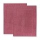 preview thumbnail 2 of 7, Superior Leo Cotton Geometric Border Bath Mat, Set of 2