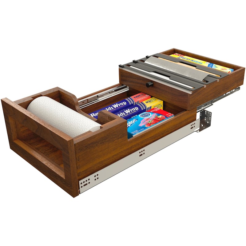 Rev-A-Shelf 4PTTD-18HSC-1 Wood Classics 15" Wide 5-Compartment Drop-In