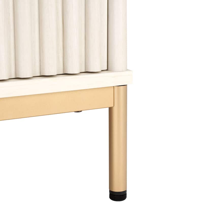 SAFAVIEH Lylia 2-Door Storage Coffee Table - 43.7 in. W x 21.5 in. D x 15.4 in. H