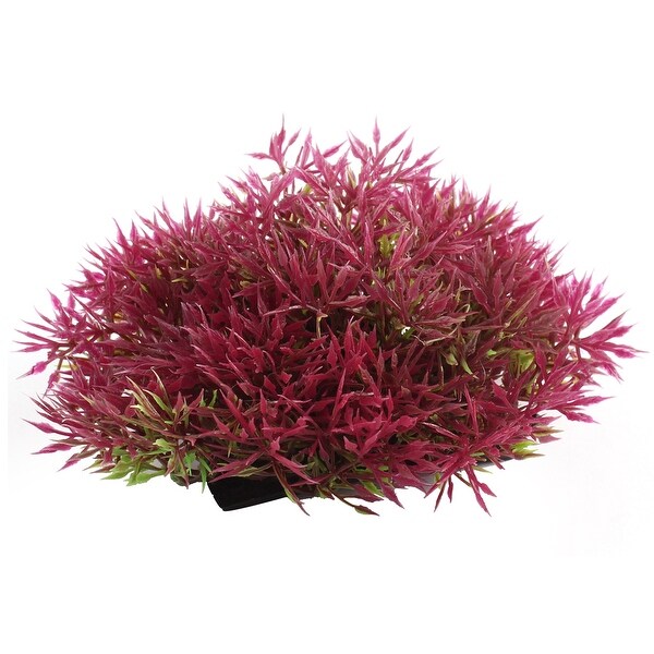 Shop Unique Bargains 11cmx7cm Artificial Amaranth Grass ...