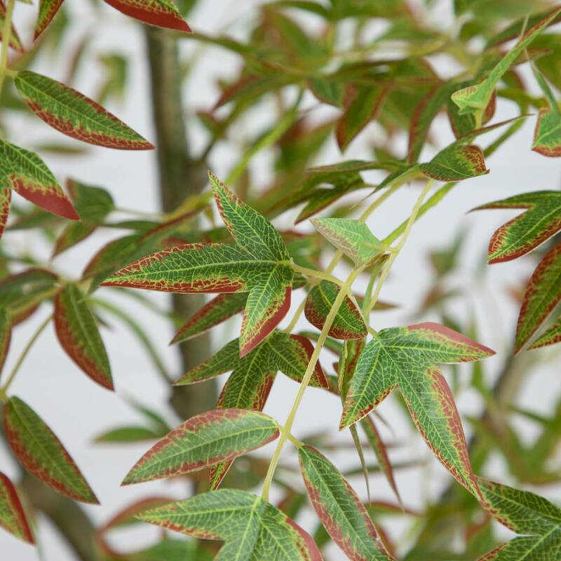 7-ft Autumn Nandina Artificial Fall Tree - Green