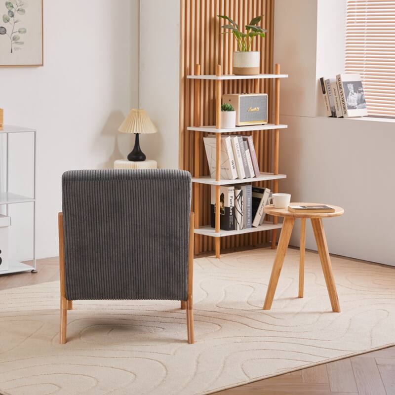 Mid-Century Modern Accent Chair&Coffee Table Set, Suitable for Living Rooms and Bedroom Relaxation Areas