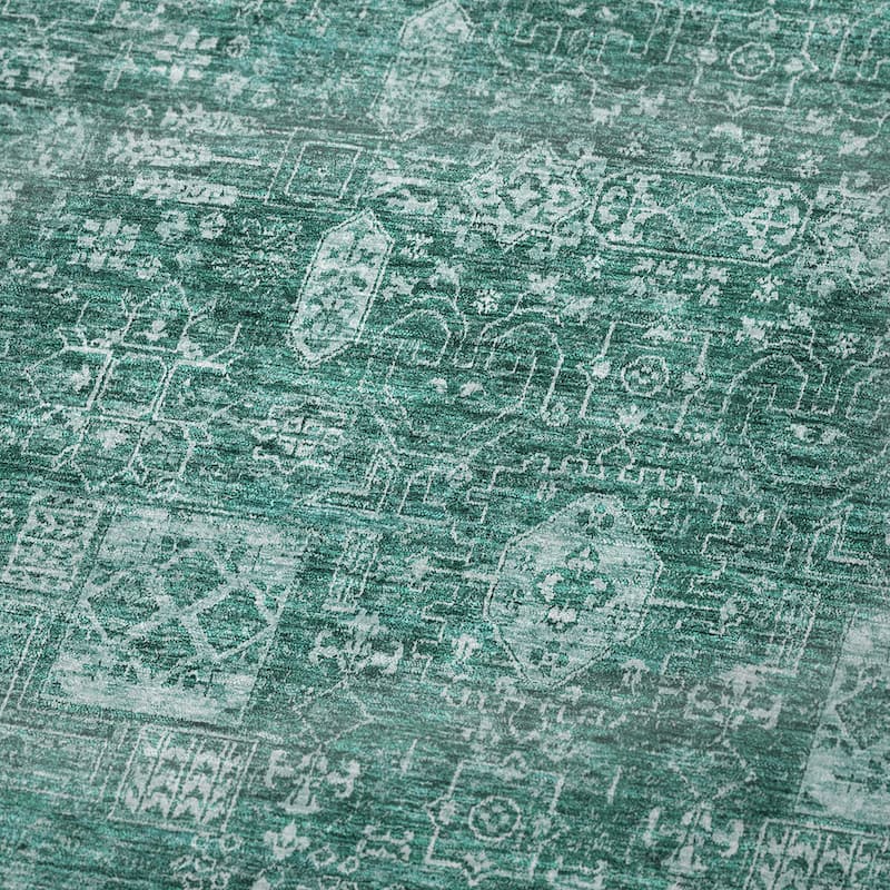 Premium Machine Washable Persian Panel Sherpa Throw Blanket