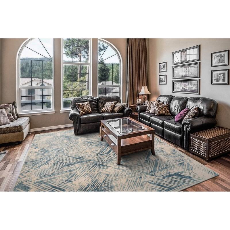 Dynamic Rugs Quartz Transitional Area Rug