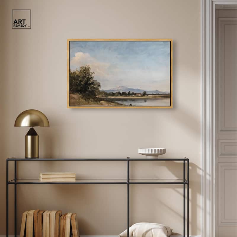Hilltop Tower View III Canvas by Art Remedy