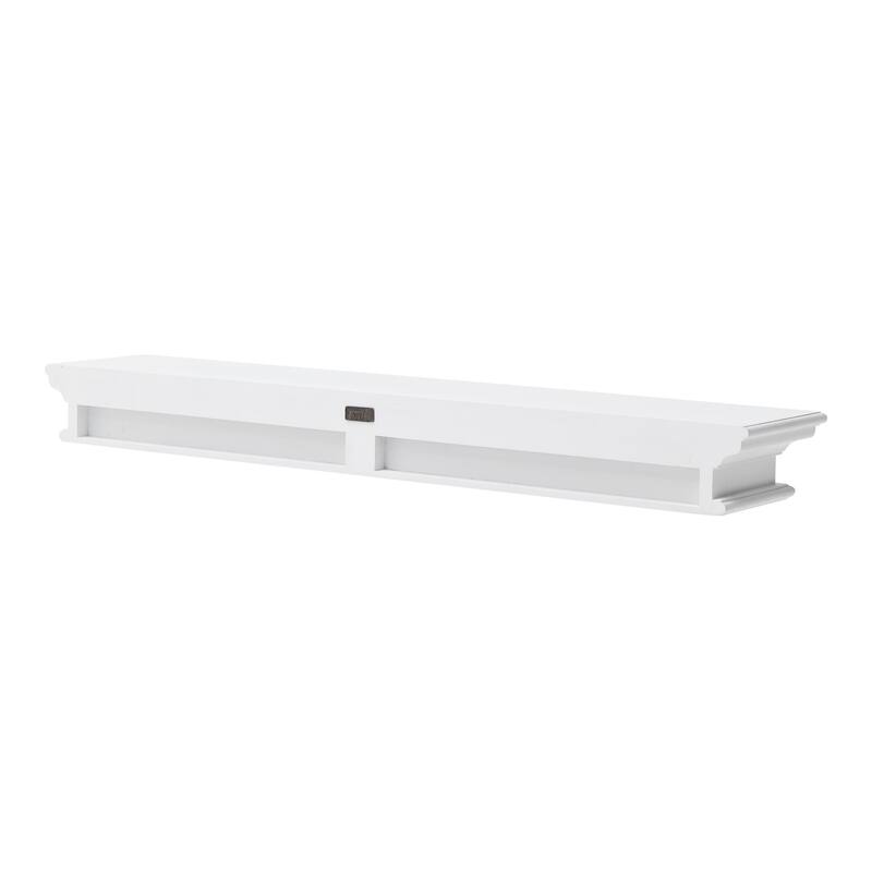 Classic White Floating Wall Shelf
