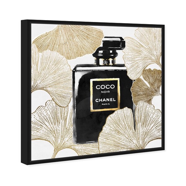 Oliver Gal 'Gold Ginkgo Perfume' Fashion and Glam Wall Art