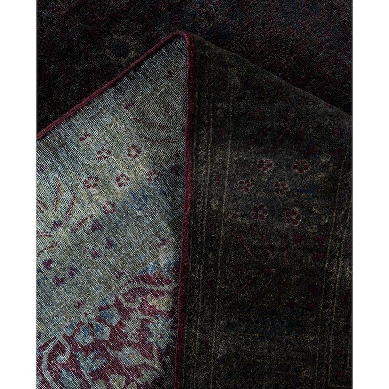Overdyed One-of-a-Kind Hand-Knotted Area Rug - Gray - 6' 0" x 8' 5"