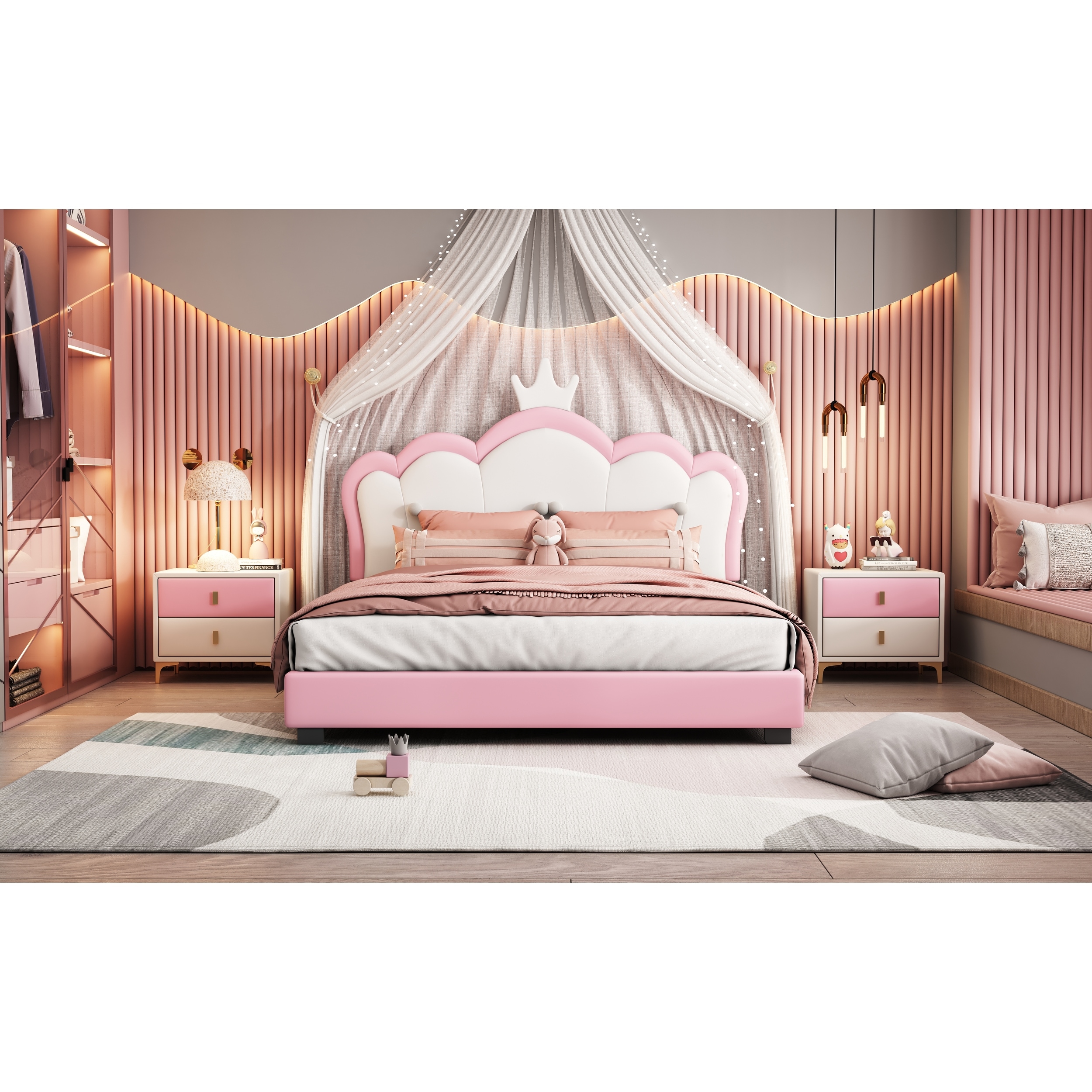 Princess bed sale headboard