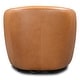preview thumbnail 4 of 7, Poly and Bark Alma Swivel Chair - Genuine Italian Leather