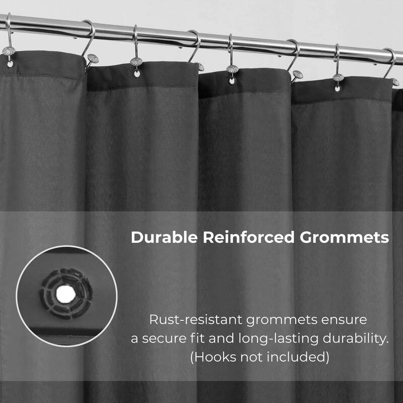Extra Long Waterproof Shower Curtain Liner 71x79 Inches