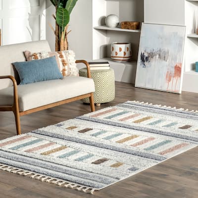 Nuloom Iria Colorful Pyramid Kids Area Rug