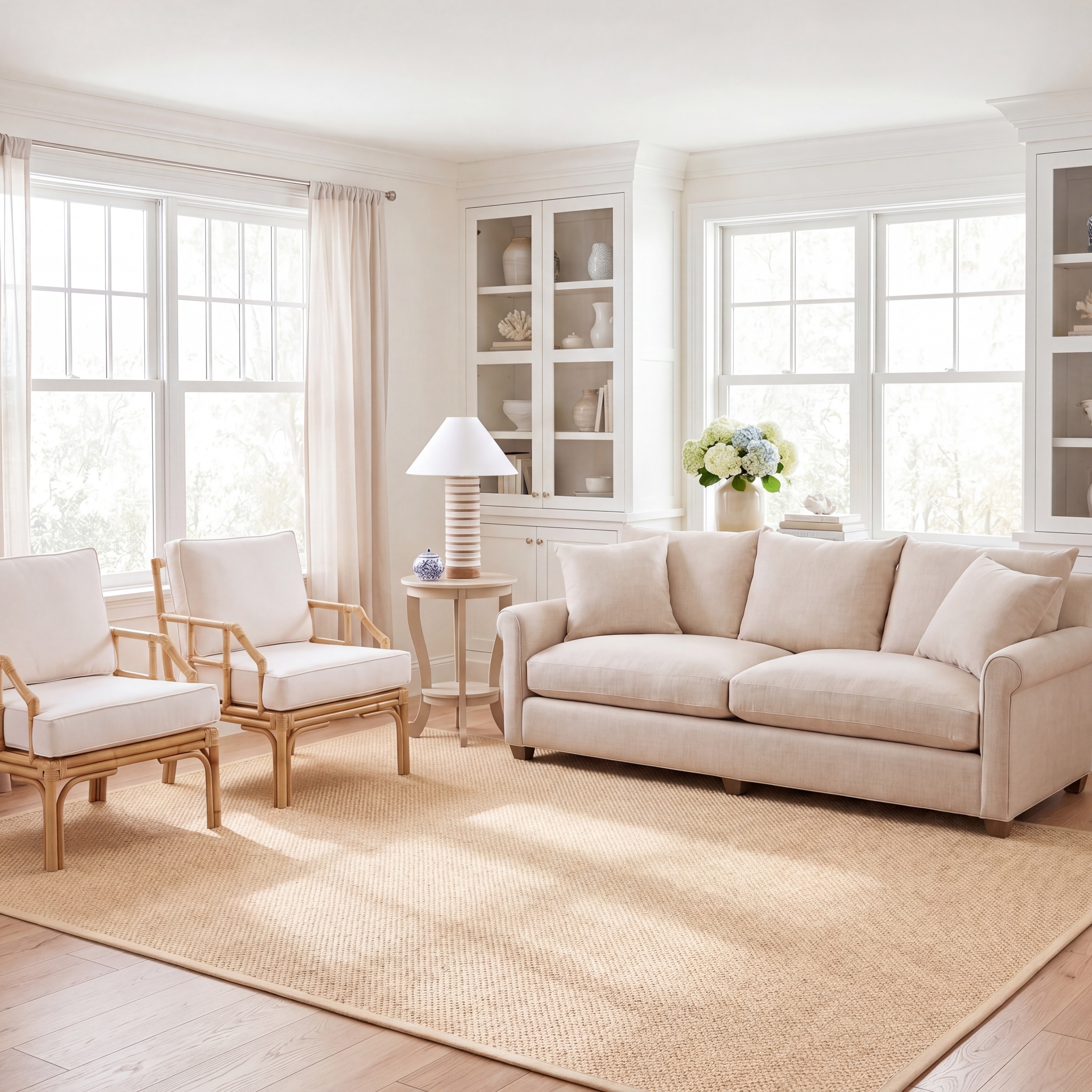 SAFAVIEH Natural Fiber Elmyra Sisal Border Rug