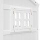 preview thumbnail 8 of 12, House Loft Bed with Roof,4 Storage Drawers and Windows