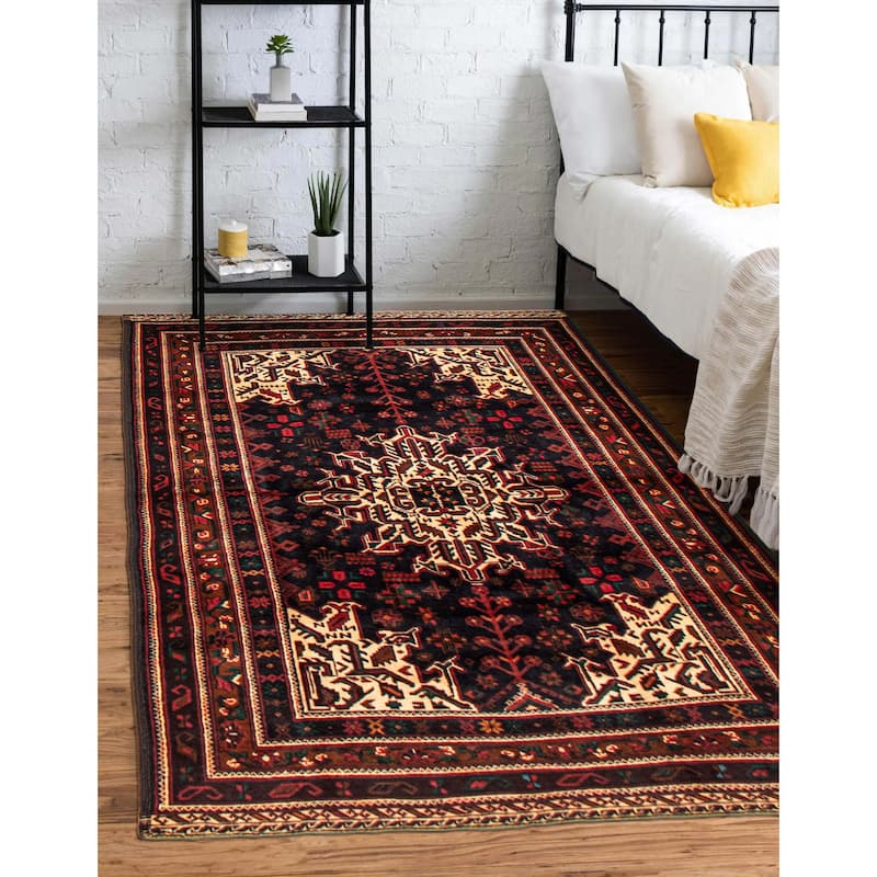 Teimani Navy Rug 4'1" x 6'10" - 4'1 x 6'10