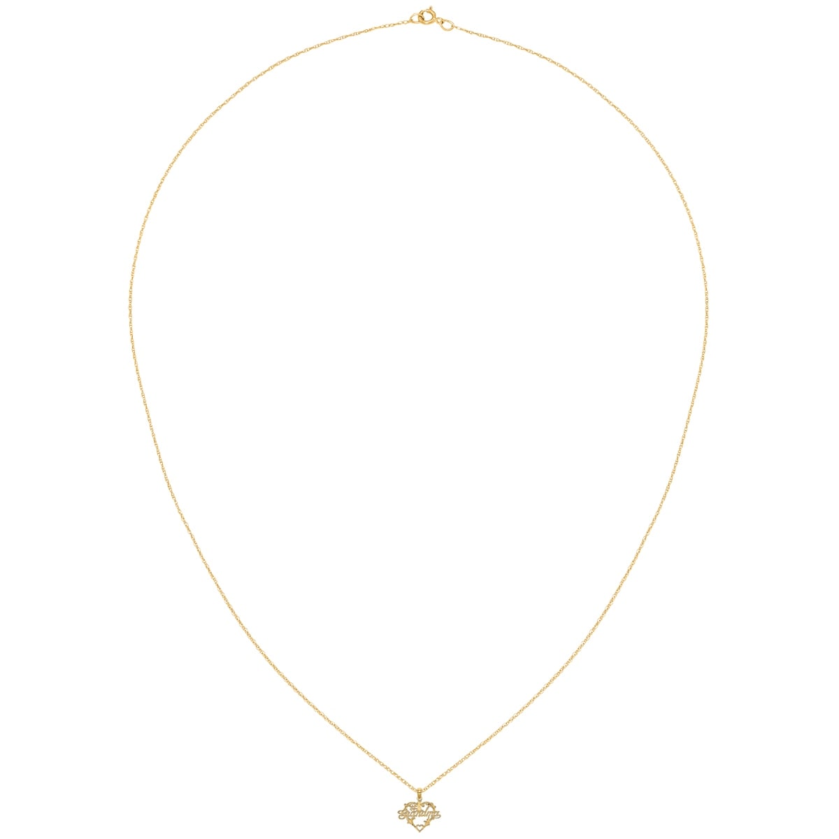 14K Yellow Gold with White Rhodium #1 MOM In Oval Frame Charm Pendant