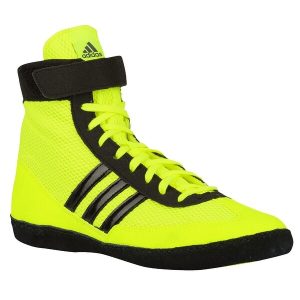 yellow wrestling shoes
