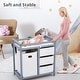 preview thumbnail 11 of 12, Wooden Baby Changing Table, Modern Diaper Changing Table