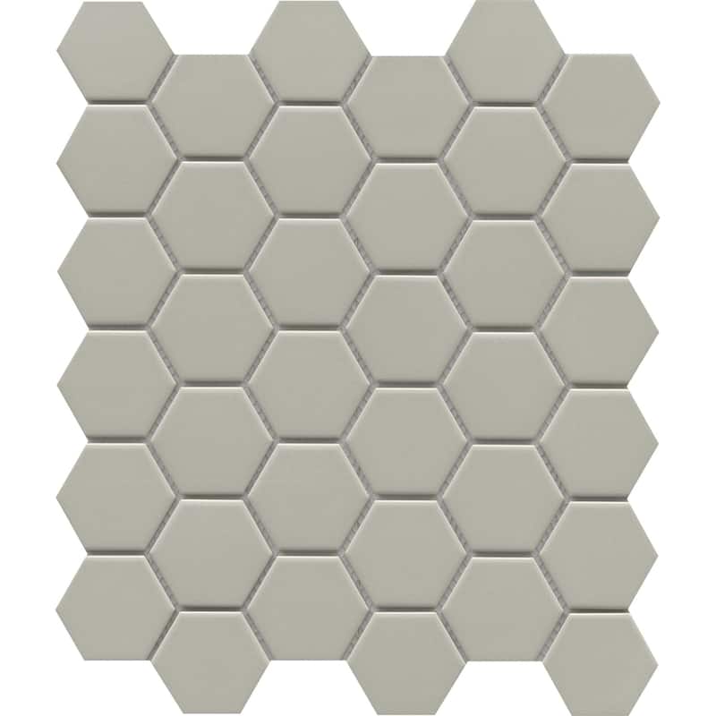 Emser Tile Influence - 11" x 13" Hexagon Geometric Mosaic Wall Tile -