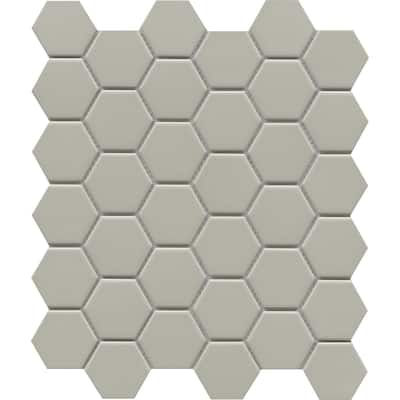 Emser Tile Influence - 11" x 13" Hexagon Geometric Mosaic Wall Tile -