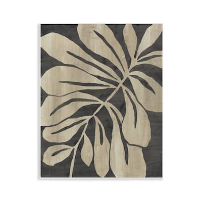 Stupell Natural Leaf Impression Wall Plaque Art Design By June Erica Vess