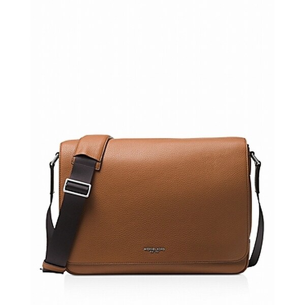 michael kors men's bryant leather messenger bag