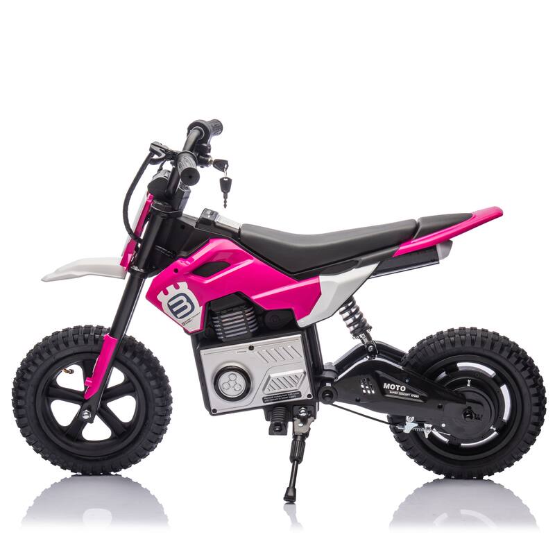24V Kids Ride On Electric Toy Motocross Motorcycle,200W High Speed Hub Motor,Adjustable speed,For Kids Aged 5-15.