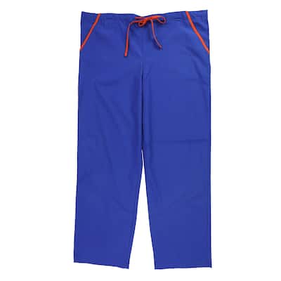 Scrub Dudz Mens Florida Gators Scrub Pants, Blue, Medium