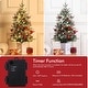 preview thumbnail 6 of 4, 3 FT Christmas Tree, Pre-Lit Christmas Tree with 78 LED Lights, Battery-Powered,Artificial Christmas Tree - 21.7x21.7x36in