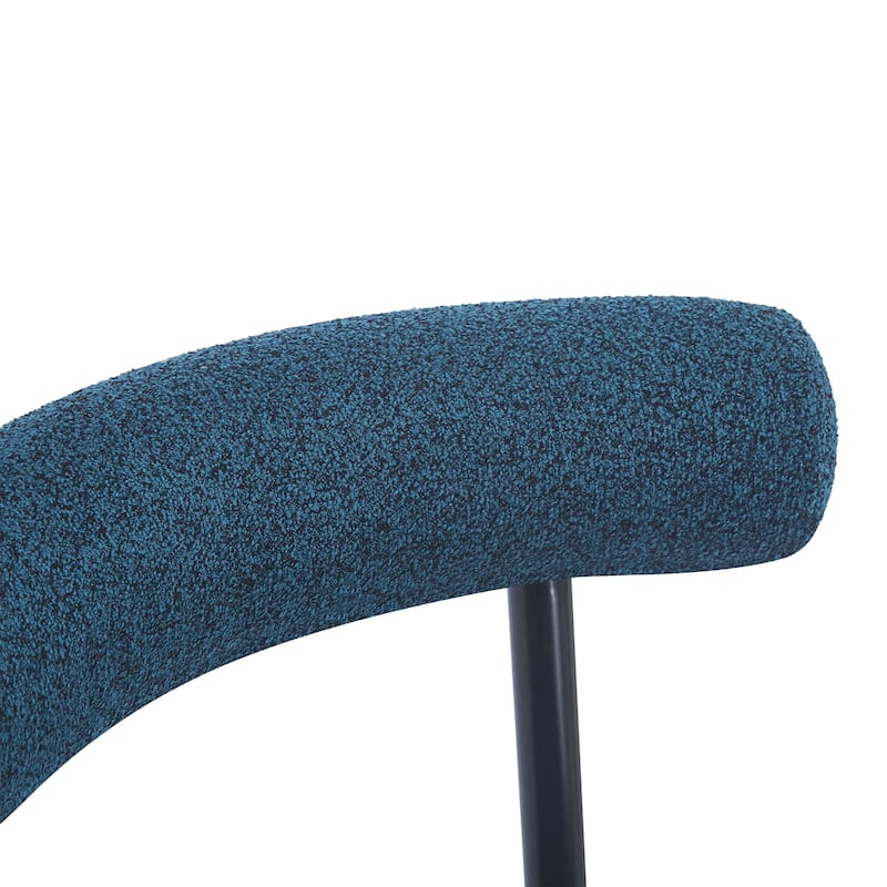 Roomfitters Modern Dining Chair Set of 2, Padded Back and Seat, Sleek Metal Frame