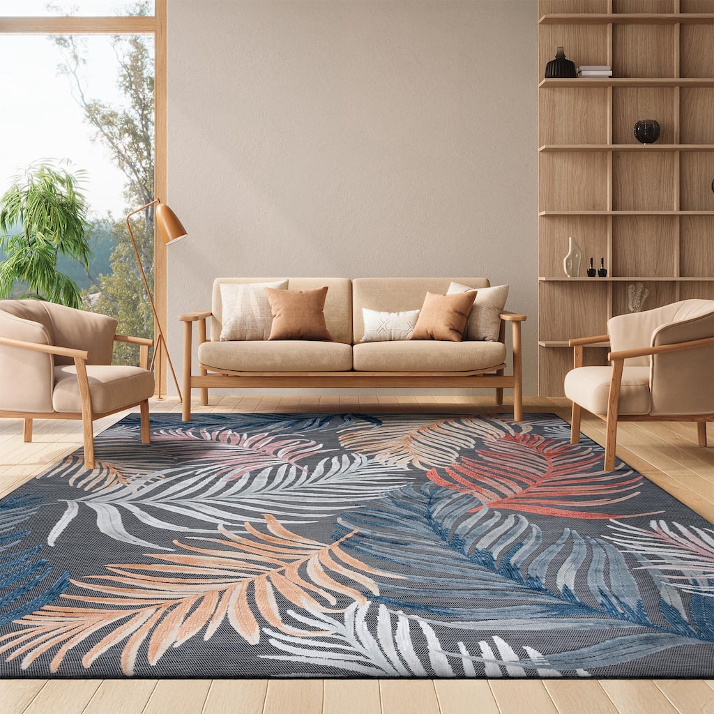 SAFAVIEH Cabana Emili Indoor/ Outdoor Waterproof Transitional Rug