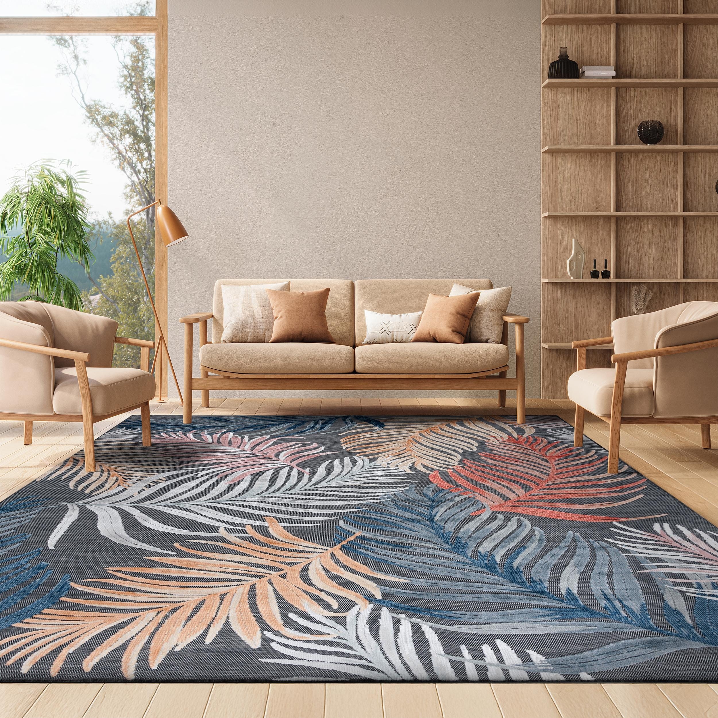 SAFAVIEH Cabana Emili Indoor/ Outdoor Waterproof Transitional Rug