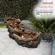 preview thumbnail 6 of 10, Alpine Corporation 41" Long Indoor/Outdoor Stone River Rock Fountain with LED Lights