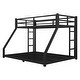 preview thumbnail 22 of 20, Metal Bunk Bed with Space-Saving, Noise Reduced and Ladder for Teens and Adults