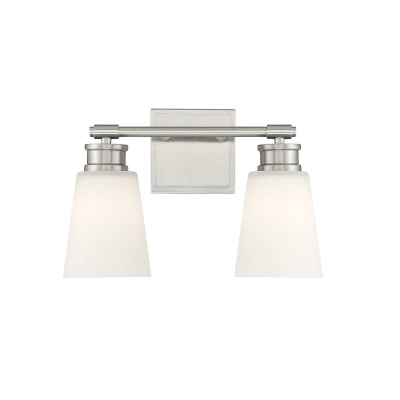 Meridian M80054 2 Light 14" Wide Bathroom Vanity Light - Brushed Nickel