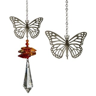 Crystal Fantasy Suncatcher Butterfly