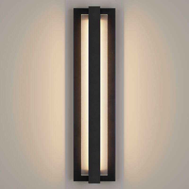 Modern Outdoor Wall Lights Exterior Lighting Fixtures With Glass Shade