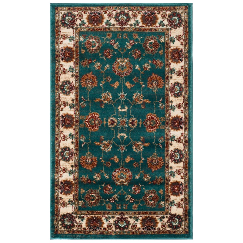 SAFAVIEH Summit Taisia Traditional Oriental Rug - 3' x 5' - Teal/Ivory