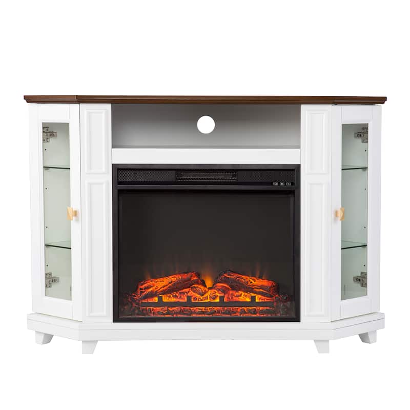 SEI Furniture Daventry Electric Media Fireplace w/ Storage