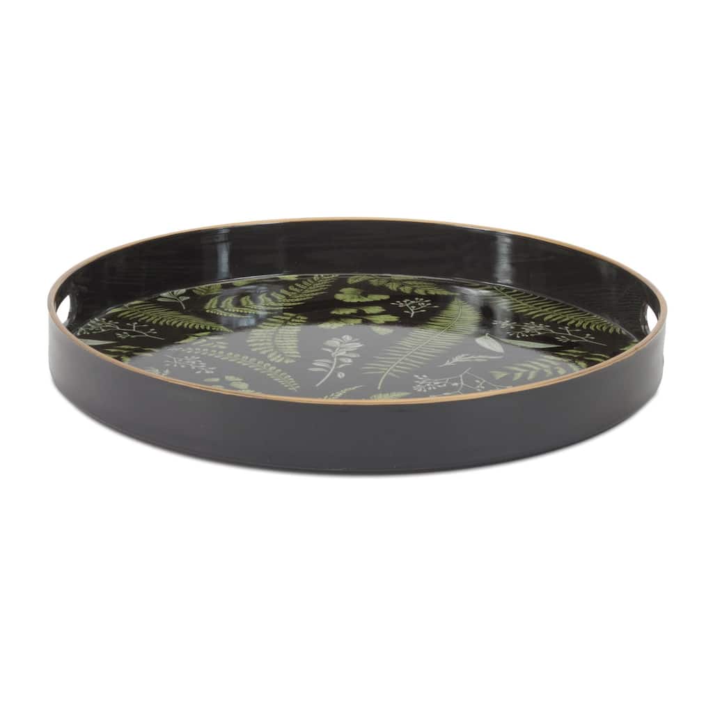 Botanical Fern Tray 13.5"D