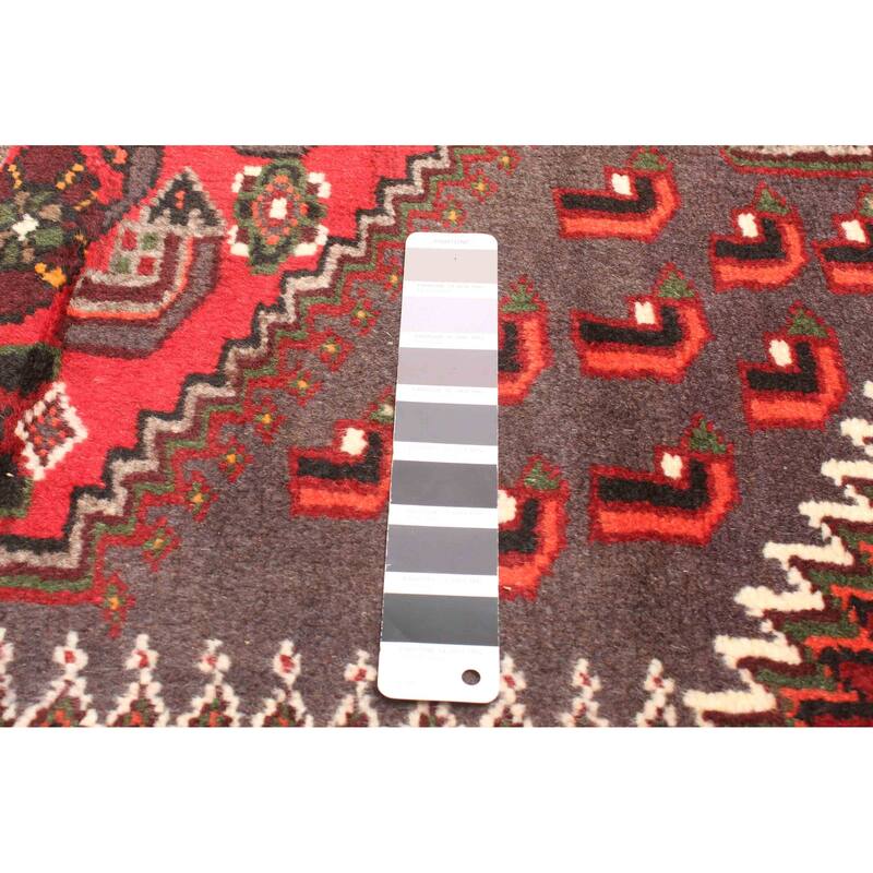 ECARPETGALLERY Hand-knotted Andelz Dark Grey Wool Rug - 4'7 x 6'7