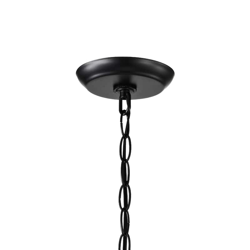 Adoncia Black and Brushed Silverish Champagne Crystal Chandelier - 27 inches in Diameter x 31 inches H