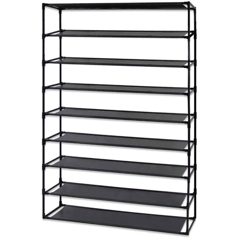 3/5/6/8/9/10-tier Extra-wide Metal/Non-woven Fabric Shoe Rack
