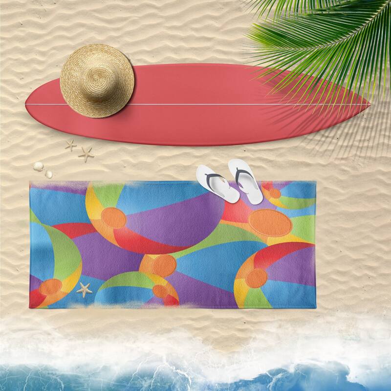 Arkwright Cotton Printed Novelty Beach Towel - 30x60 Inches